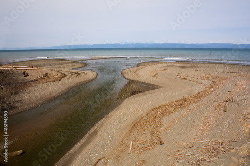 Mouth of River in Puget Sound