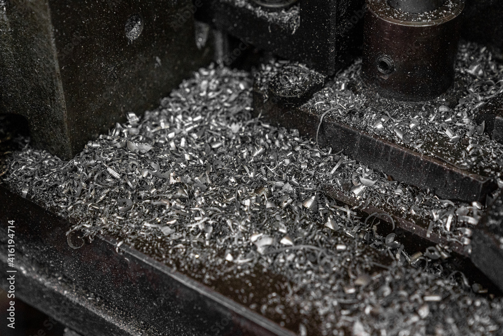 Cassia scrap in industrial plants. Photo with noise. Cassia scrap in industrial plants. Photo with noise.