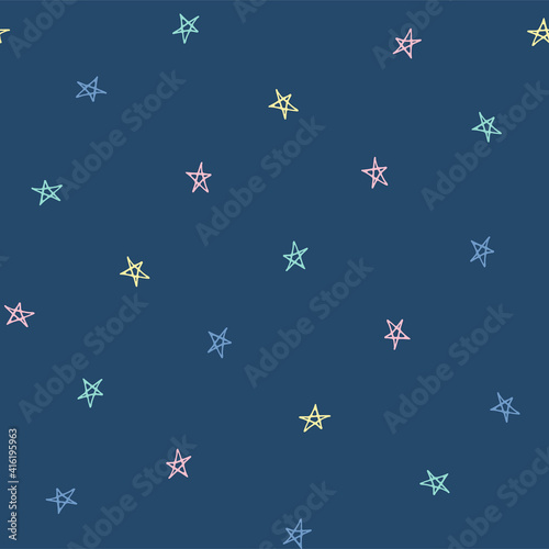 small multicolored stars pattern.pattern holidays. cute festive background design for holidays, cards,covers,packaging,wrapping paper,postcard,design for cases and notebooks,baby clothes,kids beddings
