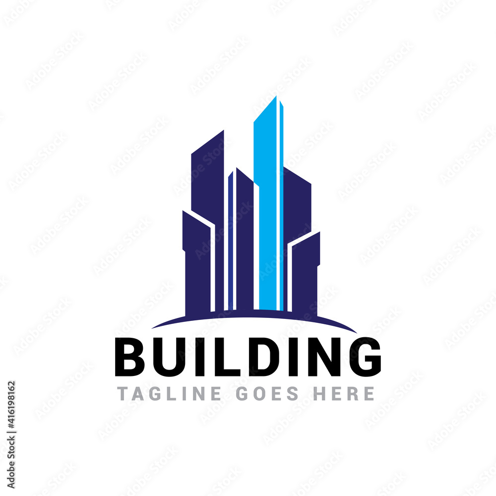 building group concept logo icon vector template. building group concept logo icon vector template.