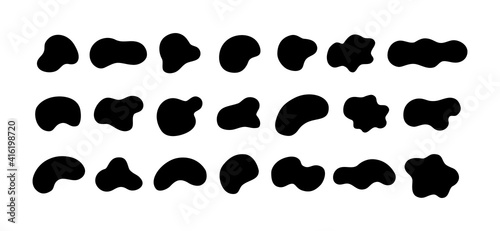 Fluid liquid randome organic shapes backdrop for text