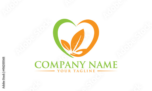 The Best Natural Leaf Logo Abstract Leaf Logo Vector Best Natural Logo
