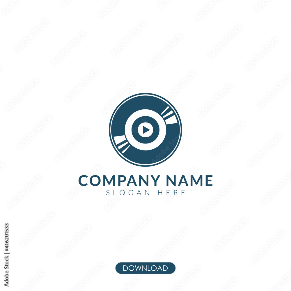 music logo isolated background. vector illustration music logo isolated background. vector illustration