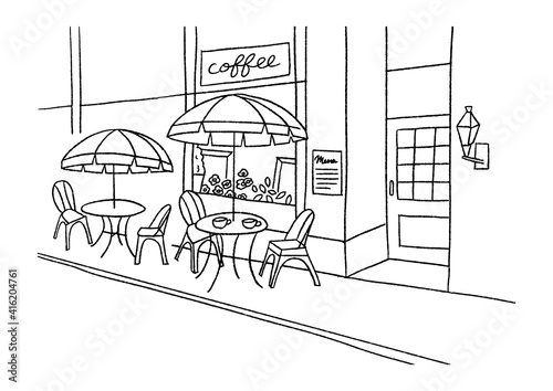 カフェの背景