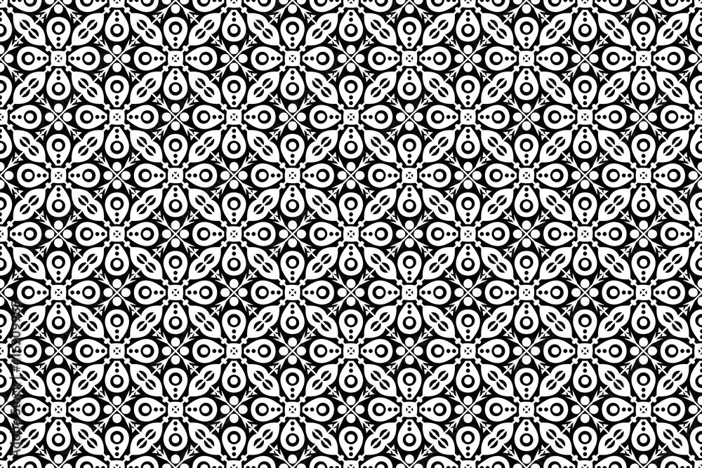 Seamless hand drawn pattern black and white Seamless hand drawn pattern black and white