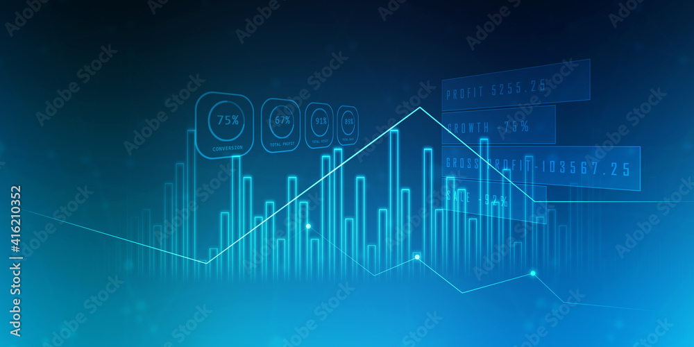2d rendering Stock market online business concept. business Graph
2d rendering Stock market online business concept. business Graph