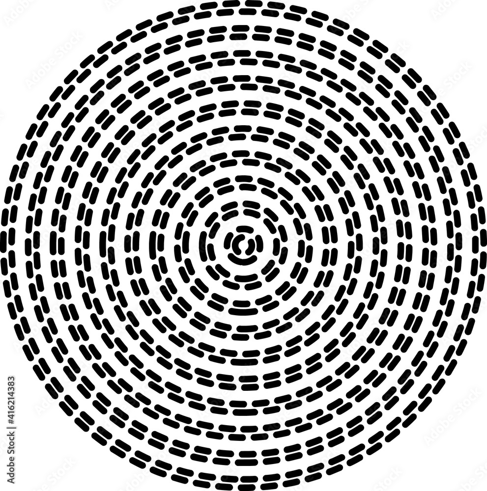 doted line circle design doted line circle design