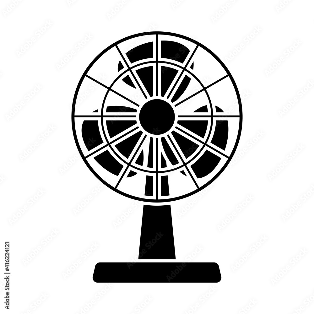 Electric Fan Icon Electric Fan Icon