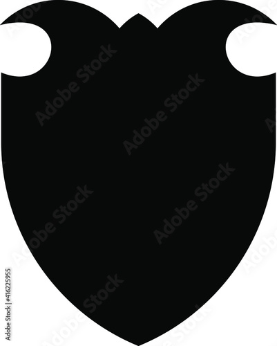 Shield Emblem and Badge Design icon pictogram symbol visual illustration