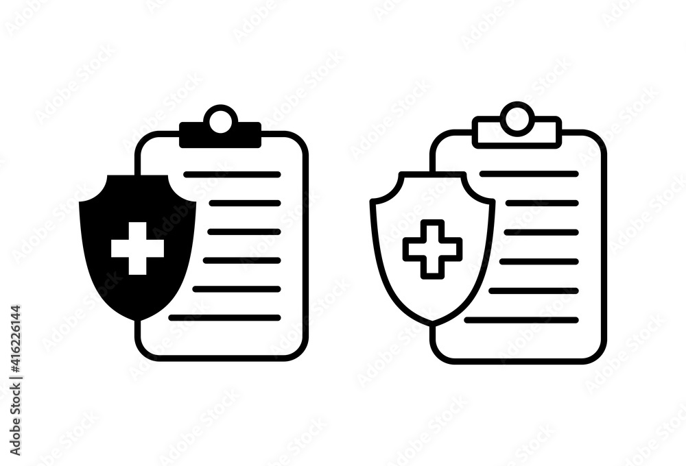 Medical insurance icon set. health insurance icon Medical insurance icon set. health insurance icon