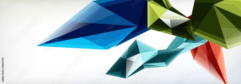 Vector 3d triangles and pyramids abstract background for business or technology presentations, internet posters or web brochure covers Vector 3d triangles and pyramids abstract background for business or technology presentations, internet posters or web brochure covers
