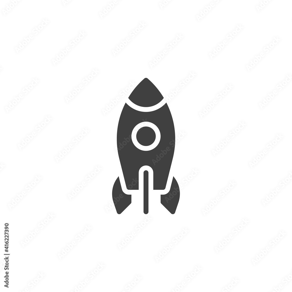 Startup rocket vector icon. filled flat sign for mobile concept and web design. Spaceship rocket glyph icon. Symbol, logo illustration. Vector graphics Startup rocket vector icon. filled flat sign for mobile concept and web design. Spaceship rocket glyph icon. Symbol, logo illustration. Vector graphics