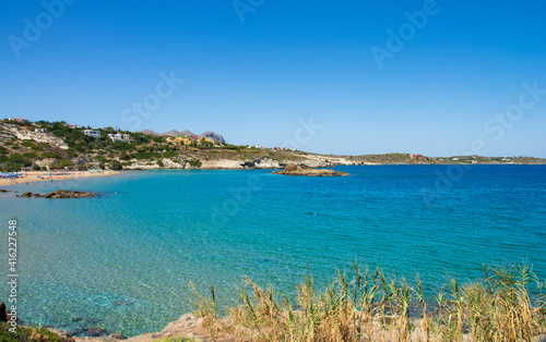 the beautiful beaches of Crete in Greece