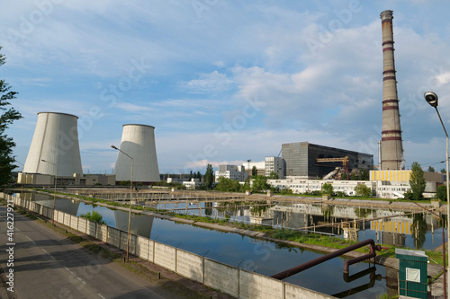 View on the heat electric power station