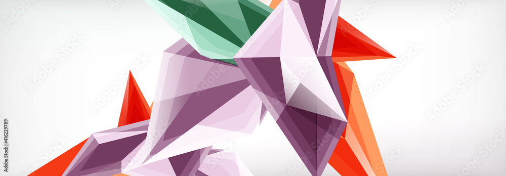 Vector 3d triangles and pyramids abstract background for business or technology presentations, internet posters or web brochure covers Vector 3d triangles and pyramids abstract background for business or technology presentations, internet posters or web brochure covers