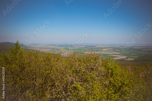 idyllic rural landscape full of bright colors