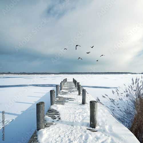 Winteridylle am See