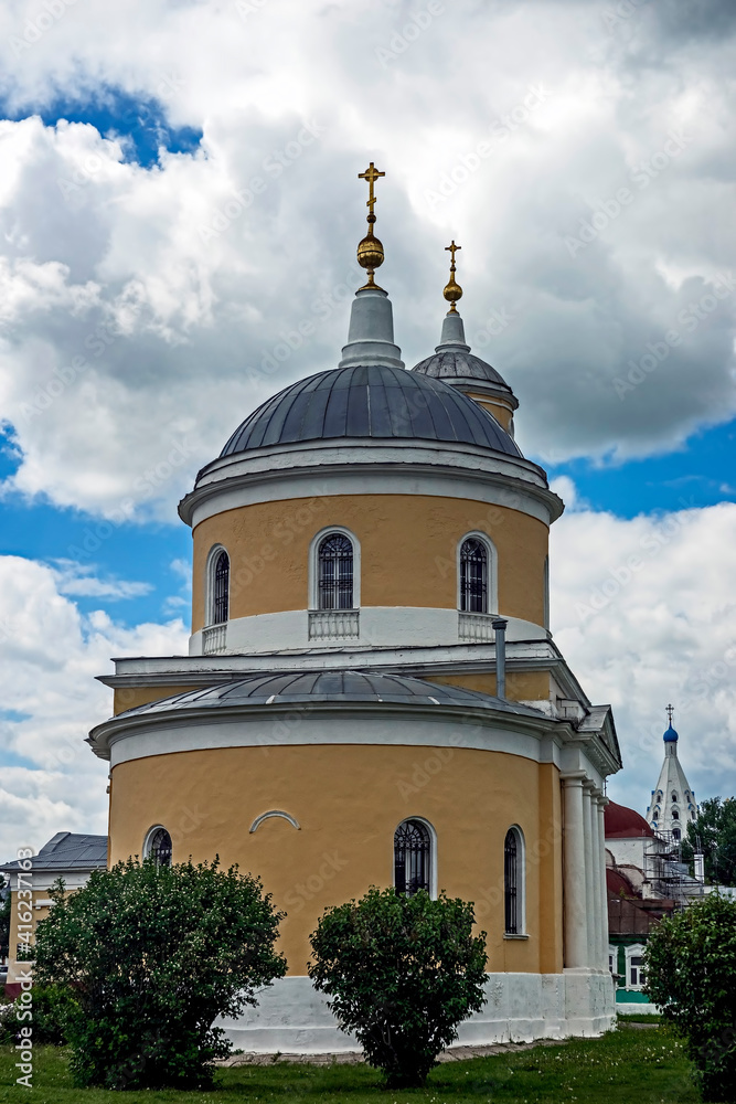 Cross church. City of Kolomna, Russia. Years of construction 1760 - 1764. rebuilt in XIX century