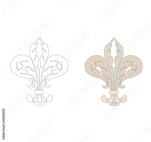 ANCIENT ROMAN AND HISTORICAL CLASSIC DECORATIONS GOTHIC COLUMNS AND FRIEZES IN ANCIENT VENICE STYLE