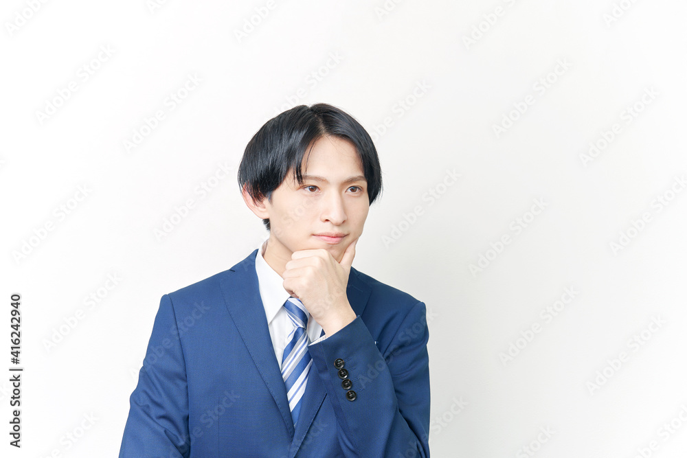 ビジネスマン 考える ビジネスマン 考える