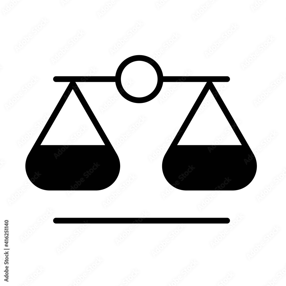 Scales of truth line icon in black concept. Scale illustration on white background. Truth logo. Trendy flat style graphic design symbol, sign, outline illustration. For web,app,ui. Vector EPS 10 Scales of truth line icon in black concept. Scale illustration on white background. Truth logo. Trendy flat style graphic design symbol, sign, outline illustration. For web,app,ui. Vector EPS 10