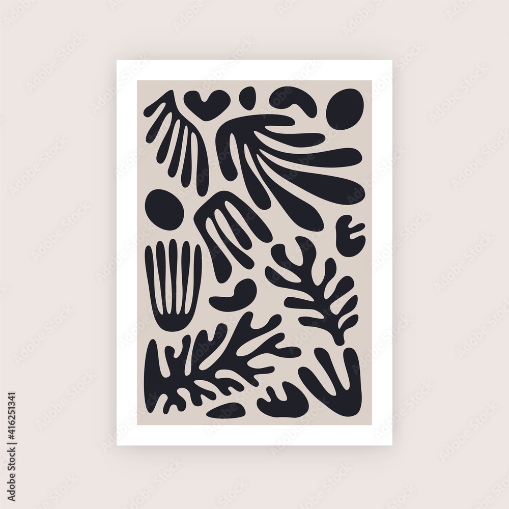 Matisse Cutout Wallpaper  Apartment Therapy