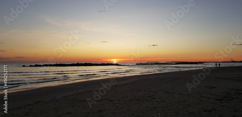 sunset at the beach