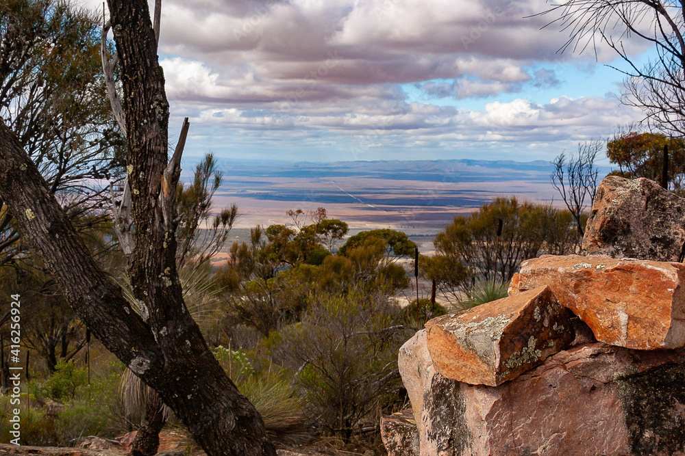 White Clouds over the Flinders Ranges