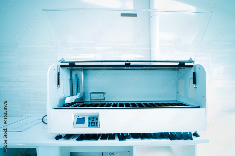 Sample dryer in laboratory, Histological examination (biopsy) Sample dryer in laboratory, Histological examination (biopsy)