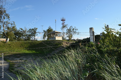 Old abandoned military base in Russia