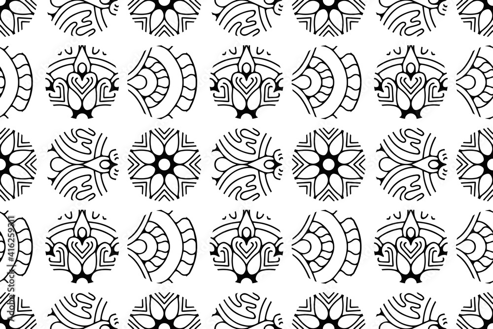 Tribal ethnic pattern semless design