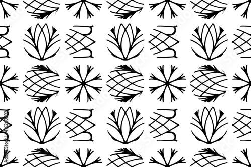 Tribal ethnic pattern semless design