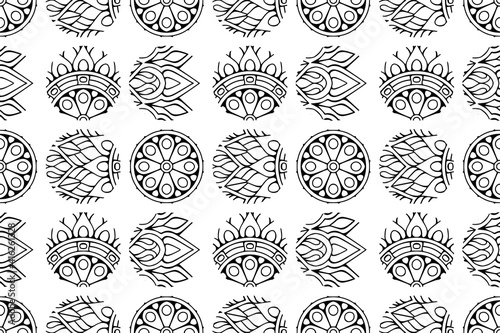 Tribal ethnic pattern semless design