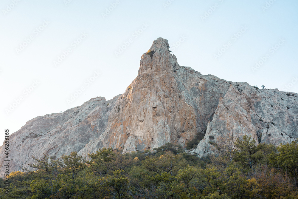mountain in Crimea on a sunny day