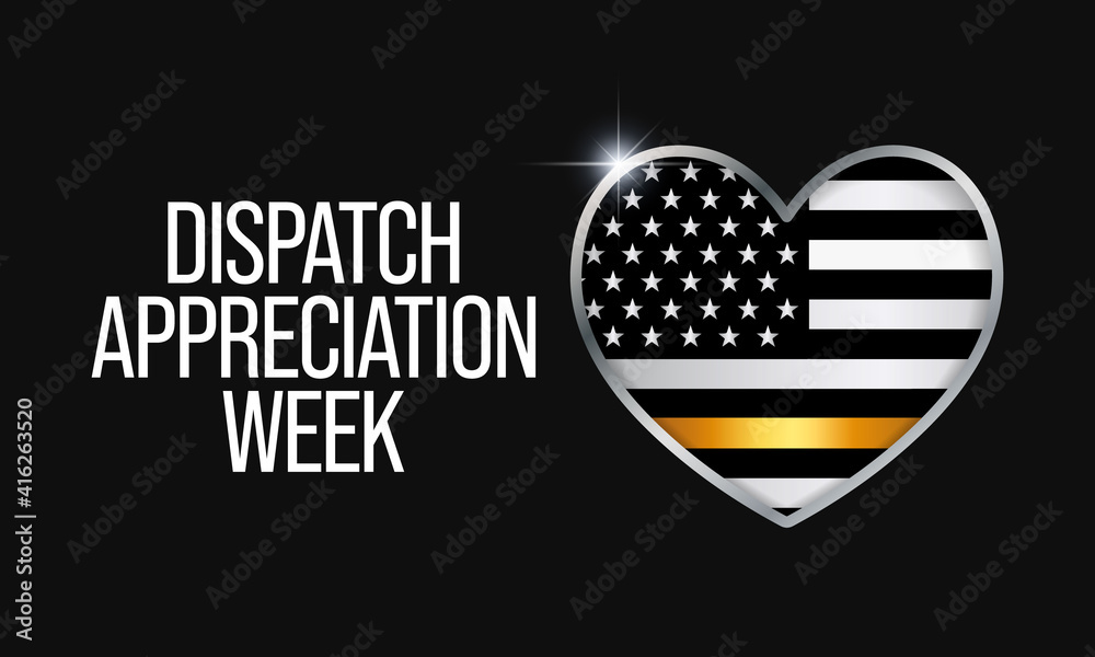 Vector illustration on the theme of Dispatch appreciation week observed