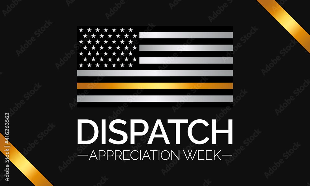 Vector illustration on the theme of Dispatch appreciation week observed