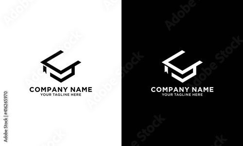 Square academic cap line icon, outline vector sign, linear style pictogram isolated on white. Mortarboard, Graduation symbol, logo illustration. Editable stroke. Pixel perfect vector graphics