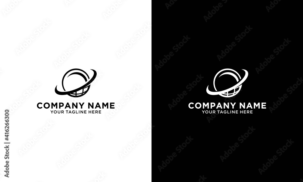 globe letter g logo template