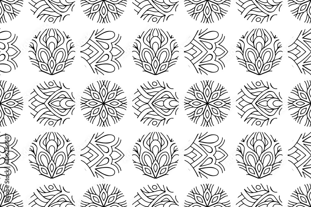 Tribal ethnic pattern semless design Tribal ethnic pattern semless design