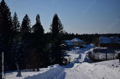 ski resort in the winter © tanzelya888