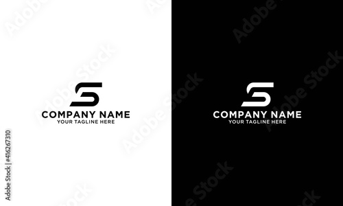 Alphabet letters Initials Monogram logo SF, FS, S and F