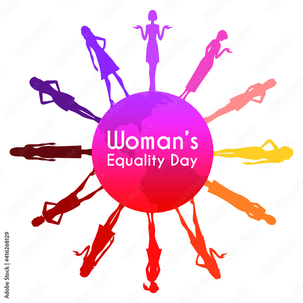Vector illustration of Women's equality day celebration in the United States of America. The 26th of August. Vector illustration of Women's equality day celebration in the United States of America. The 26th of August.