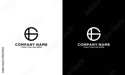 g globe abstract business logo