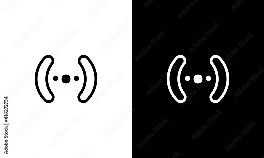 Creative Smart people logo design template with circle Creative Smart people logo design template with circle