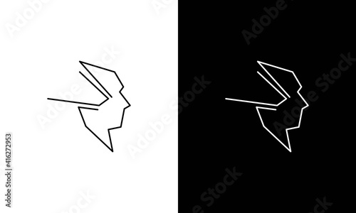 psychology icon vector from human mind collection. Thin line psychology outline icon vector illustration. Linear symbol for use on web and mobile apps, logo, print media.