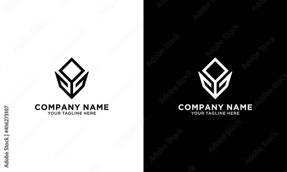Alphabet letters Initials Monogram logo CG, GC, C and G Alphabet letters Initials Monogram logo CG, GC, C and G