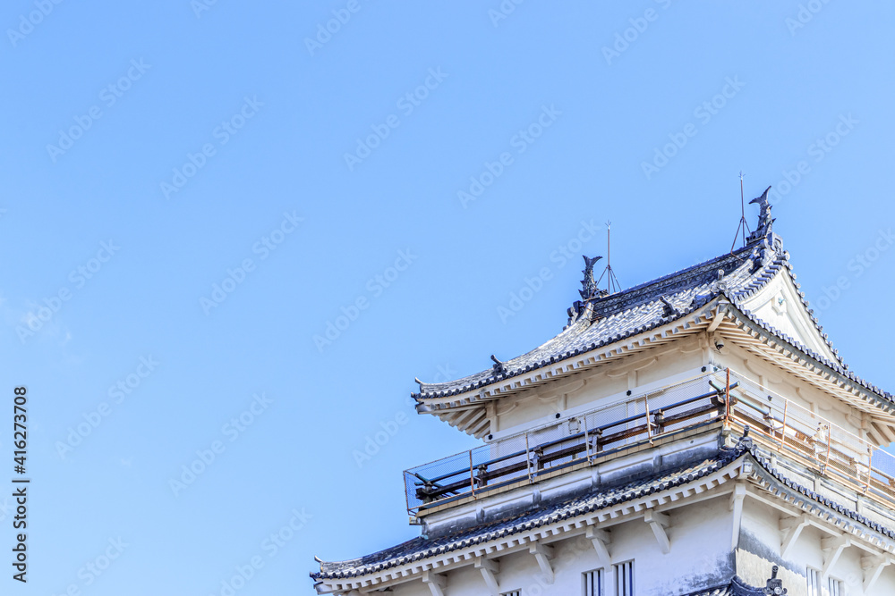 冬の島原城 長崎県島原市 Shimabara castle in winter Nagasaki-ken Shimabara city 冬の島原城 長崎県島原市 Shimabara castle in winter Nagasaki-ken Shimabara city