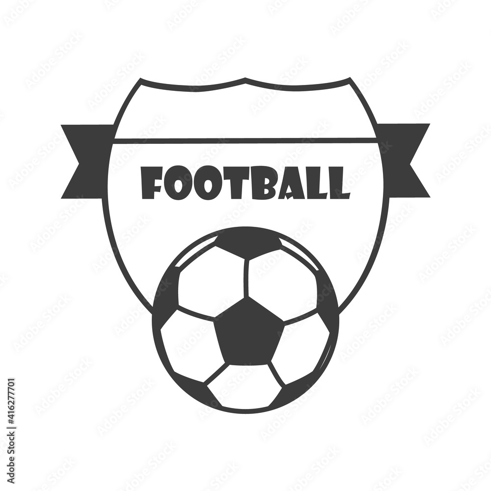 Obraz premium Football soccer vector