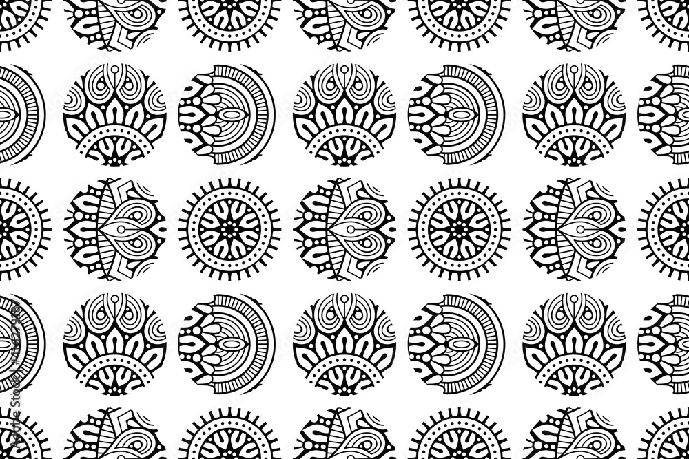 Tribal ethnic pattern semless design