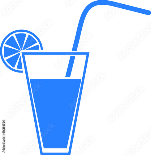 orange juice icon. lemon juice icon vector